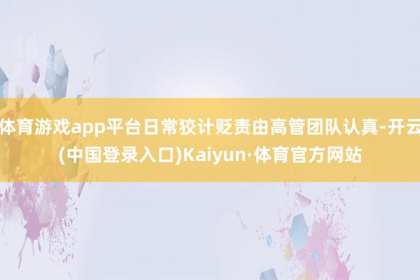 体育游戏app平台日常狡计贬责由高管团队认真-开云(中国登录入口)Kaiyun·体育官方网站