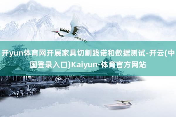 开yun体育网开展家具切割践诺和数据测试-开云(中国登录入口)Kaiyun·体育官方网站