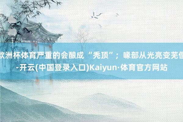 欧洲杯体育严重的会酿成 “秃顶”；喙部从光亮变芜俚-开云(中国登录入口)Kaiyun·体育官方网站