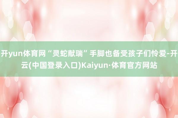 开yun体育网“灵蛇献瑞”手脚也备受孩子们怜爱-开云(中国登录入口)Kaiyun·体育官方网站