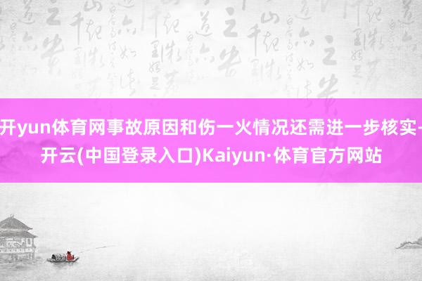 开yun体育网事故原因和伤一火情况还需进一步核实-开云(中国登录入口)Kaiyun·体育官方网站