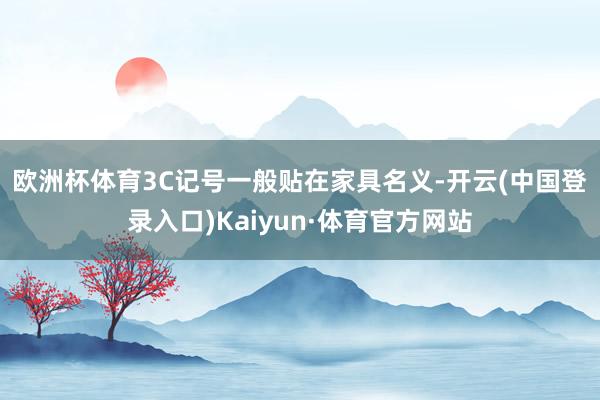 欧洲杯体育　　3C记号一般贴在家具名义-开云(中国登录入口)Kaiyun·体育官方网站