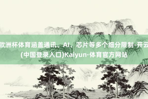 欧洲杯体育涵盖通讯、AI、芯片等多个细分限制-开云(中国登录入口)Kaiyun·体育官方网站