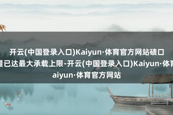 开云(中国登录入口)Kaiyun·体育官方网站碛口景区旅客量已达最大承载上限-开云(中国登录入口)Kaiyun·体育官方网站